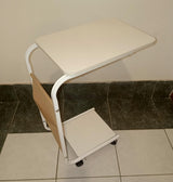 2 Layer Trolley with Matching Insert Pocket Side Stool Table – 58 × 36 × 4.5 cm