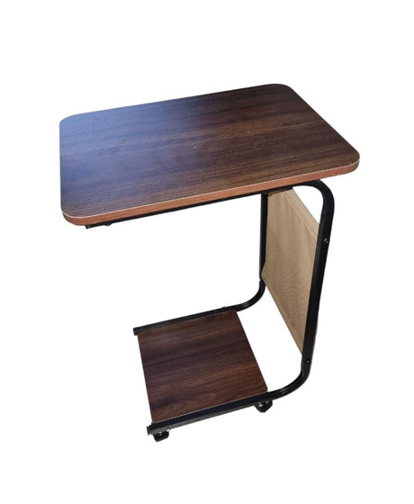 2 Layer Trolley with Matching Insert Pocket Side Stool Table – 58 × 36 × 4.5 cm