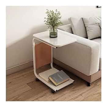 2 Layer Trolley with Matching Insert Pocket Side Stool Table – 58 × 36 × 4.5 cm