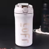 600ml (20 oz) Loff Thermos Cup with Straw
