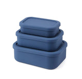 Leak Proof Silicone Lunch Box Set Food Grade Microwave and Dishwasher Safe