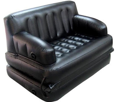 2 Seater Inflatable Pullout Sofa with Manual Pump