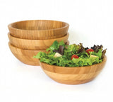 High Quality Bamboo Mixing and Salad Bowl – Eco-Friendly Kitchen and Dining Bowl