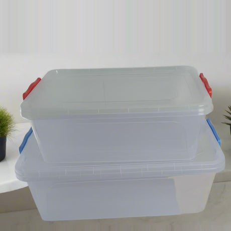 Transparent Plastic Storage Box Set- Furaha Finds Kenya