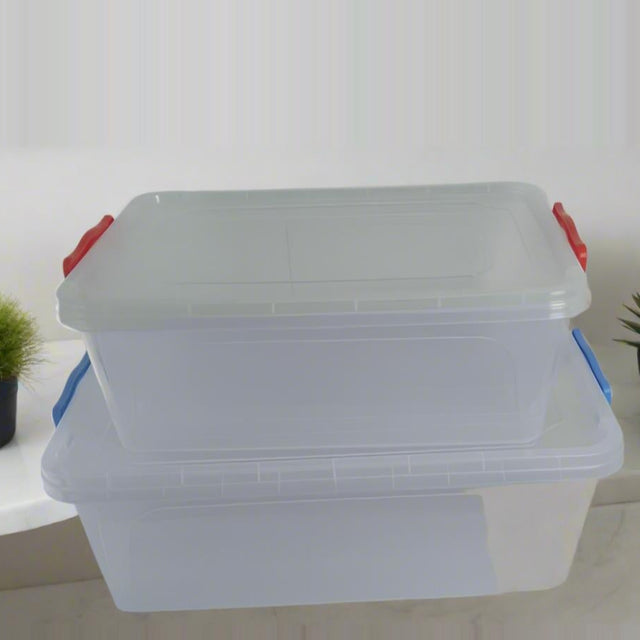 Transparent Plastic Storage Box Set- Furaha Finds Kenya