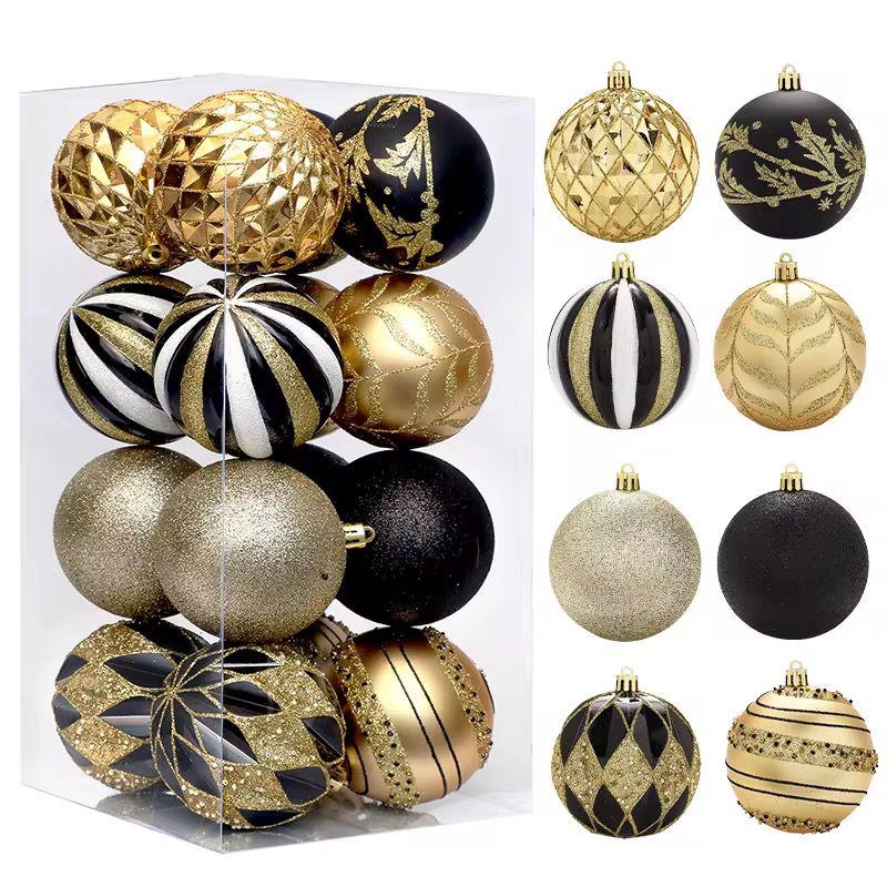 16 pcs Set Christmas Ball - 8cm