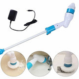 Electric Hurricane Spin Scrubber – Cordless Rechargeable Cleaning Brush with 3 Replaceable Heads