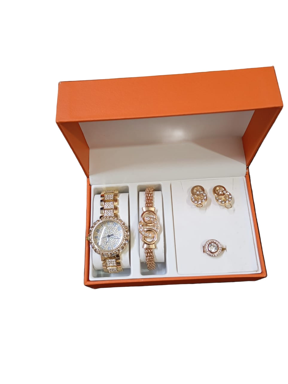 Ladies Luxury Crystal Diamond Watch – Elegant Women’s Fashion Wristwatch